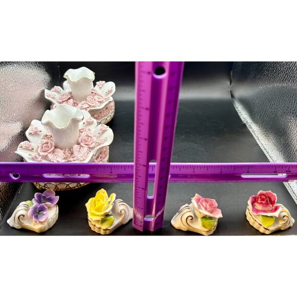 Vintage Porcelain Candlestick Holders Andrea By Sadek #23 of 307 Made In Japan - Picture 8 of 8